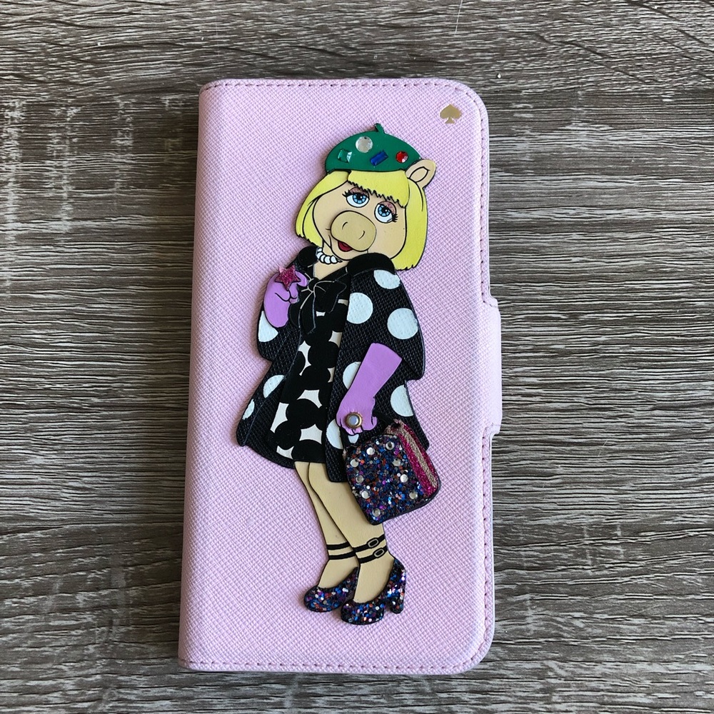 Kate Spade Miss Piggy Folio Case for iPhone 6/6s/7